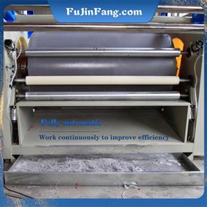Large-scale roller film stripping machine suitable for automatic embroidery, lace embroidery and hot-melt film in hot glue processing plant