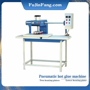 Pneumatic profile sheet embroidery edge hot-melt film small ironing press for embroidery factory's own use